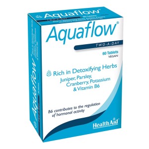 Health Aid Aquaflow Maintain Water Balance Συμπλήρωμα Διατροφής για την Καλή Λειτουργία του Ουροποιητικού Συστήματος, 60tabs