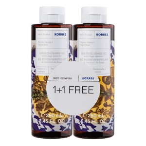 Korres Μέλι Θυμάρι Αφρόλουτρο 1+1, 2x250ml