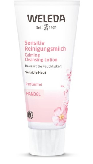 Weleda Almond Soothing Cleansing Lotion Γαλάκτωμα Καθαρισμού Προσώπου με Αμύγδαλο, 75ml