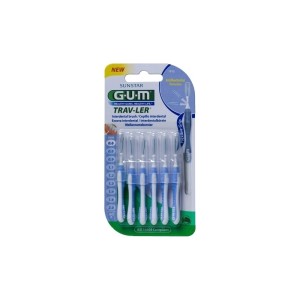 GUM Trav-ler Interdental Brush  Μεσοδόντιο Βουρτσάκι 0.6mm - 6 τεμάχια