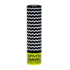 Apivita Lip Care Chamomile SPF15 Ενυδατικό & Καταπραϋντικό Στικ Χειλιών με Χαμομήλι, 4.4gr (5201279088309)