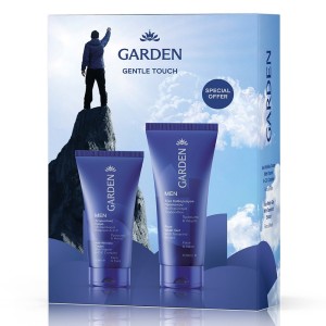 Garden Men Gentle Touch Box Σετ Ανδρικής Περιποίησης με Αντιρυτιδική Κρέμα με Σύμπλεγμα Βιταμινών Α-C-Ε 50ml & Τζελ Καθαρισμού Προσώπου με Έλαιο Ταμάρινδου 100ml