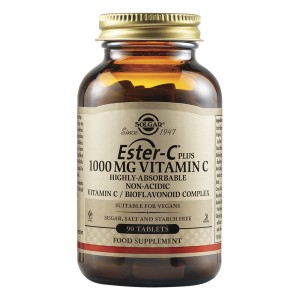 Solgar Ester-C 1000mg Βιταμίνη C ,90 Ταμπλέτες