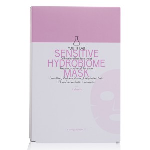 Youth Lab. Sensitive Hydrobiome Υφασμάτινη Μάσκα Προσώπου μιας Χρήσης, 4τμχ