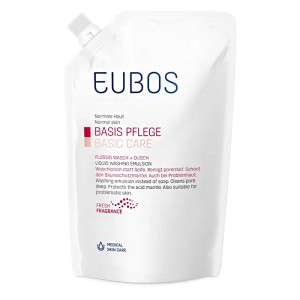 Eubos Normal Skin Basic Care Liquid Washing Emulsion Ανταλλακτικό Red, 400ml 