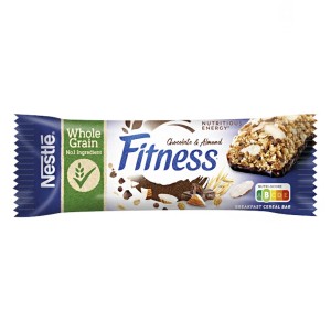 Nestle Fitness Bar Μπάρα Δημητριακών Σοκολατα & Αμύγδαλα, 23.5g
