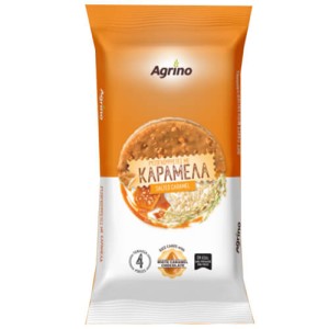 AGRINO ΡΥΖΟΓΚΟΦΡΕΤΕΣ ΜΕ ΕΠΙΚΑΛΥΨΗ 70gr - (ΚΑΡΑΜΕΛΑ & ΑΛΑΤΙ)