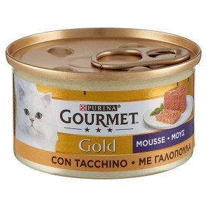 GOURMET GOLD ΓΑΤΟΤΡΟΦΗ 85gr - (ΓΑΛΟΠΟΥΛΑ) (MOUSSE)