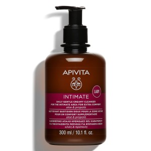 Apivita Intimate Lady Απαλό Gel Καθαρισμού για την Ευαίσθητη Περιοχή για Επιπλέον Προστασία, 300ml