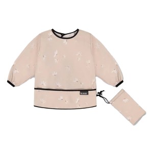 Minene Σαλιάρα Με Μακρύ Μανίκι Αδιάβροχη Blush, 1τμχ