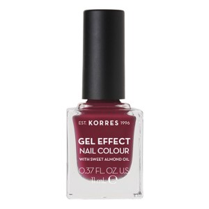 Korres Gel Effect Nail Color Βερνίκι Νυχιών Berry Addict 74, 11ml
