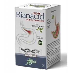 Aboca Neo Bianacid για την Οξύτητα & Παλινδρόμηση του Γαστροοισοφαγικού Βλεννογόνου, 45 μασώμενες ταμπλέτες