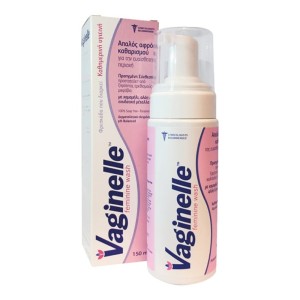 Wellcon Vaginelle Feminine Wash Αφρός Καθαρισμού της Ευαίσθητης Περιοχής, 150ml