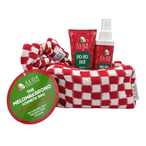 Aloe Colors The Melomakarono Bag με Body Butter Μελομακάρονο 100ml, Hair & Body Mist Μελομακάρονο 150ml & Δώρο Scrunchy
