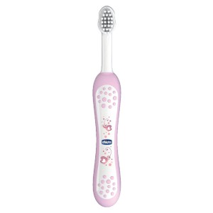 Chicco Βρεφική Οδοντόβουρτσα 6m+ Ροζ, 1τμχ