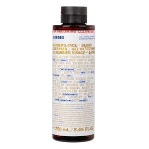 Korres Athenian Grooming Δροσιστικό Gel Καθαρισμού για Πρόσωπο & Γένια, 250ml