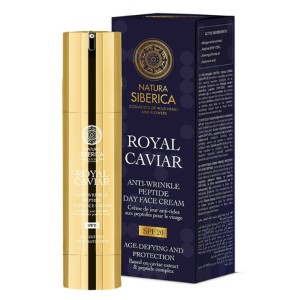 Natura Siberica Royal Caviar Anti-Wrinkle Peptide Day Face Cream Αντιγηραντική Κρέμα Προσώπου Ημέρας SPF20, 50ml