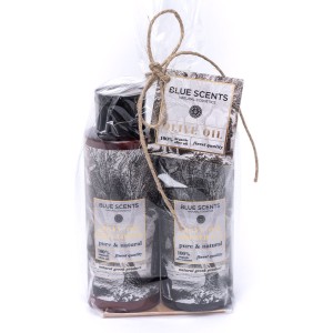  Blue Scents Mini Gift Set Olive Oil Γαλάκτωμα Σώματος,100ml & Αφρόλουτρο,100ml