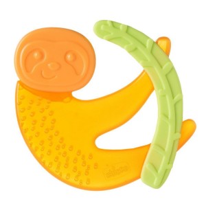 Chicco Refreshing Κρίκος Οδοντοφυίας Σιλικόνης Πορτοκαλί 4M+, 1τμχ