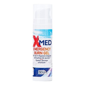 Medisei X-Med Emergenxy Burn Gel Γέλη για Θεραπεία Ελαφρών Εγκαυμάτων και Αμυχών, 50g