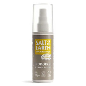 Salt of the Earth Vegan Ανδρικό Αποσμητικό Σπρέι Κεχριμπάρι & Σανδαλόξυλο, 100ml