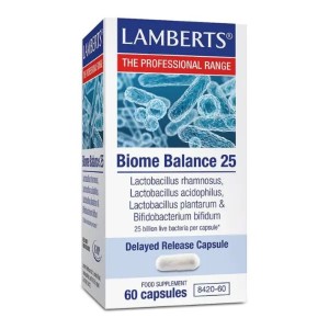 Lamberts Biome Balance 25 Προβιοτικά, 60κάψουλες