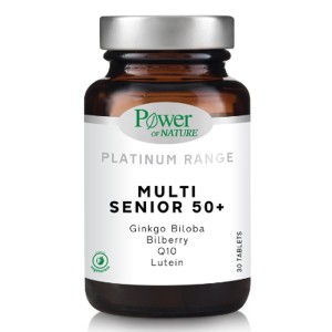 Power of Nature Platinum Range Multi Senior 50+ Πολυβιταμινούχο Σκεύασμα, 30tabs 