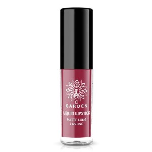 Garden Μini Liquid Lipstick Matte Mini Υγρό Ματ Κραγιόν 06 Dark Cherry, 2ml