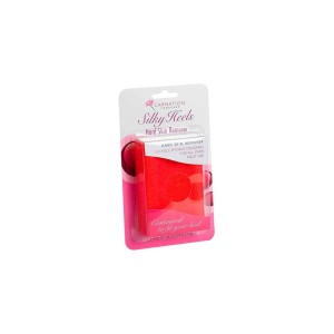 Vican Carnation Silky Heels Hard Skin Remover, Ανατομική, Μαλακή & Εύκαμπτη Ελαφρόπετρα για Πόδια σε Κόκκινο Χρώμα, 1 Τεμάχιο