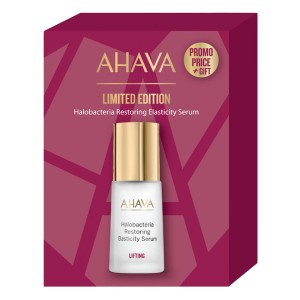 Ahava Limited Edition Πακέτο Περιποίησης Προσώπου με Halobacteria Restoring Elasticity Serum Αντιγηραντικός Ορός Προσώπου για Ελαστικότητα, 30ml & Δώρο Uplift Night Cream Επανορθωτική Κρέμα Νύχτας Προσώπου, 15ml, 1σετ