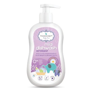 Pharmastept Baby Mild Dishwash Απαλό Υγρο Απορρυπαντικό Για Μπιμπερό και Βρεφικά Σκέυη, 400ml