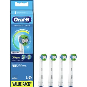 Oral-B Precision Clean CleanMaximiser Value Pack Ανταλλακτικές Κεφαλές για Ηλεκτρική Οδοντόβουρτσα, 4τμχ