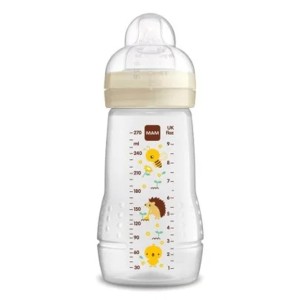Mam Πλαστικό Μπιμπερό Easy Active με Θηλή Σιλικόνης 2m+, 270ml
