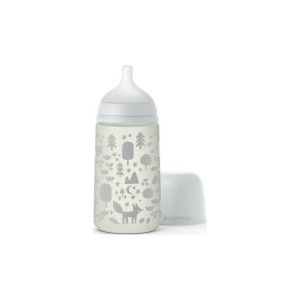  Suavinex Fox Θηλή Σιλικόνης 3m+ Grey 270ml