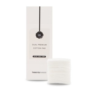 Thank You Farmer Dual Premium Cotton Pad Βαμβάκι Ντεμακιγιάζ Διπλής Όψης, 80τμχ