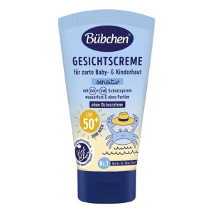 Bubchen Βρεφική Aντηλιακή Kρέμα Προσώπου SPF50+, 50ml