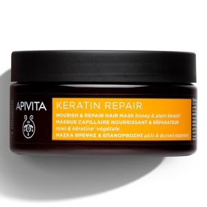 Apivita Keratin Repair Μάσκα Θρέψης και Επανόρθωσης για Ξηρά-Ταλαιπωρημένα Μαλλιά, 200ml