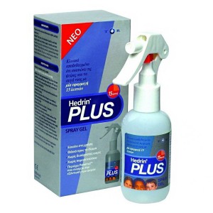Hedrin Plus Spray Gel Αντιφθειρικό Τζελ από 6m+ Χωρίς Χημικά, 100ml