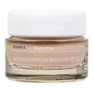 Korres White Pine Κρέμα Ημέρας για Αναζωογόνηση & Λάμψη με SPF20, 40ml