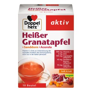 Doppelherz Hot Pomegranate + Sea Buckthorn + Acerola, 10φακελάκια