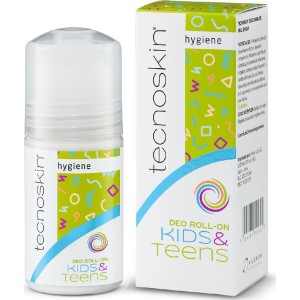 Tecnoskin Deo Roll-on Kids & Teens, Αποσμητικό για παιδιά και εφήβους 24ωρης προστασίας, 50ml