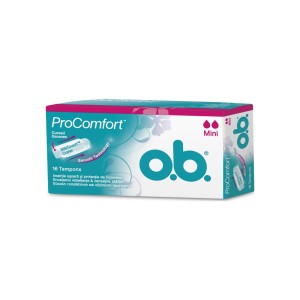 O.B. ProComfort Curved Grooves & SilkTouch Cover Mini 16τμχ
