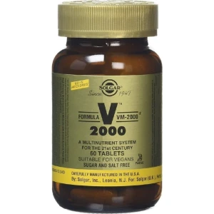 Solgar Formula VM 2000 Πολυβιταμίνη για Ενέργεια & Τόνωση, 60 Tabs