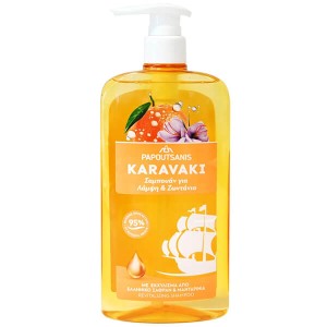 PAPOUTSANIS KARAVAKI ΣΑΜΠΟΥΑΝ 600ml - (ΛΑΜΨΗ & ΖΩΝΤΑΝΙΑ) (ΑΝΤΛΙΑ)
