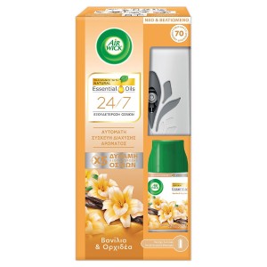 AIR WICK FRESH MATIC ΣΥΣΚΕΥΗ + ΑΝΤ/ΚΟ 250ml - (VANILLA & ORCHID)