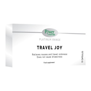 Power Health Power of Nature Platinum Range Travel Joy Συμπλήρωμα Διατροφής για τη Ναυτία του Ταξιδιού, 10 Caps