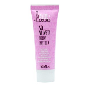 Aloe Colors So Velvet! Body Butter Πλούσια Ενυδάτωση με Άρωμα Πούδρας, 50ml