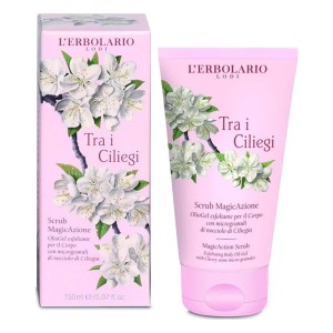 LErbolario Tra i Ciliegi Crema Scrub MagicAzione Απολεπιστικό Σώματος Άνθη Κερασιάς, 150ml