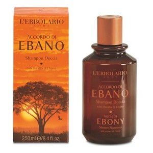L Erbolario Accordo Di Ebano Shower Shampoo Αφρόλουτρο Σαμπουάν, 250ml
