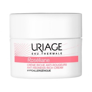 Uriage Roseliane Creme Riche Anti-Rougeurs Πλούσια Ενυδατική Κρέμα Προσώπου κατά της Ερυθρότητας & των Ευρυαγγείων, 40ml